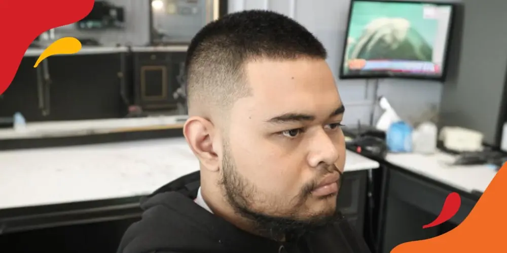 Gaya Rambut Buzz Cut Gemuk 6